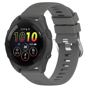 Strap-it Garmin Forerunner 265 siliconen bandje (donkergrijs)