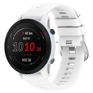 Strap-it Garmin Forerunner 255 siliconen bandje (wit)