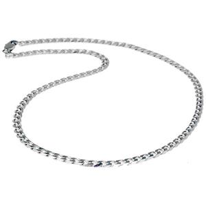 LGT JWLS Stalen heren ketting  Gourmet schakel 5mm - 55cm