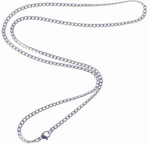 LGT JWLS LGT Jewels Cubaanse koord ketting Zilver 3mm-50cm