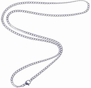 LGT JWLS LGT Jewels Cubaanse koord ketting Zilver 3mm-60cm