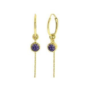 Lucardi Oorbellen 'April' Zilver
