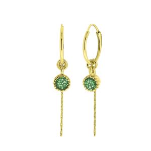 Lucardi Oorbellen 'April' Zilver