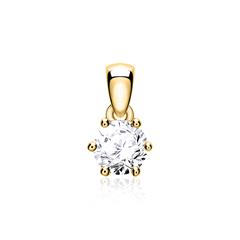 Brilladia 14k gouden hanger met Diamant voor dames