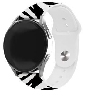 Strap-it Wild Zebra Samsung Gear Sport bandje