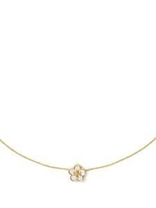 Tory Burch Kira Flower mother-of-pearl necklace - Goud