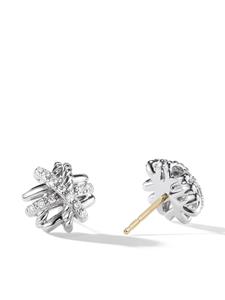 David Yurman Zilveren Crossover oorbellen