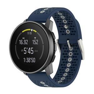 Strap-it Suunto 9 Peak Pro siliconen bandje (blauw/grijs)