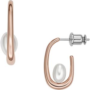 Skagen Paar Creolen AGNETE, SKJ1747791, mit Muschelkernperle