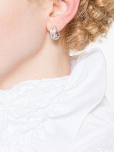 Tom Wood Orb huggie earrings - Zilver