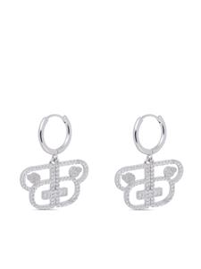 BAPY BY *A BATHING APE Oorbellen verfraaid met kristallen - Zilver