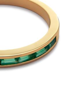 Monica Vinader Mini Baquette Half Eternity ring - Goud