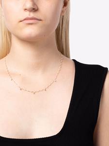Gigi Clozeau 18kt geelgouden halsketting - Wit