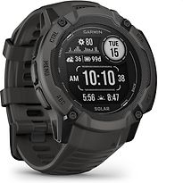 Garmin Instinct 2X Solar 50 mm grafiet met een grafiet siliconen polsband - refurbished