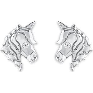 s.Oliver Oorbellen voor meisjes, 925 Sterling zilver, zirkonia synth. | Eenhoorn