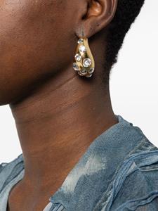 Blumarine Oorringen verfraaid met kristallen - Goud