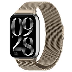 Strap-it Xiaomi Smart Band 8 Pro Milanese band (champagne)