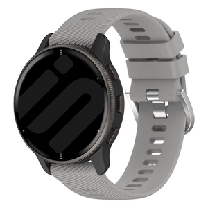 Strap-it Garmin Forerunner 165 siliconen bandje (lichtgrijs)