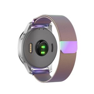 Strap-it Withings Steel HR - 36mm Milanese band (regenboog)