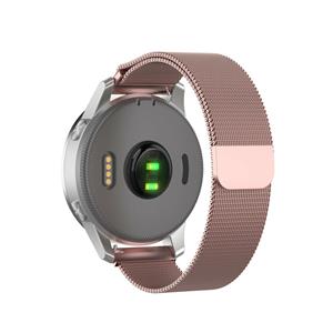 Strap-it Withings ScanWatch 2 - 38mm Milanese band (roze)