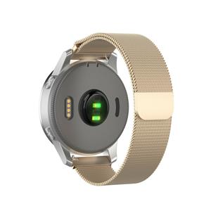 Strap-it Withings ScanWatch 2 - 38mm Milanese band -(champagne goud)
