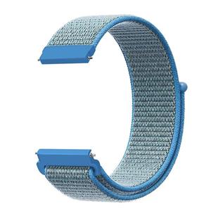 Strap-it Withings ScanWatch 2 - 38mm nylon band (blauw)