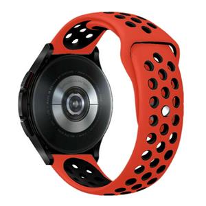 Strap-it Withings ScanWatch Light sport bandje (rood/zwart)