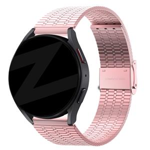 Bandz Withings Steel HR - 40mm verstelbare stalen band (roze)