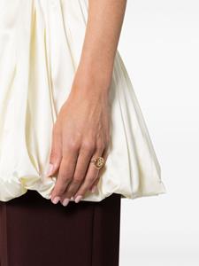 Tory Burch Ring met dubbele T - Goud