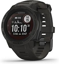 Garmin Instinct Solar 45 mm zwart met een zwarte siliconen polsband - refurbished