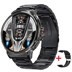 Light in the box 2024 nieuwe 1.85 inch hd scherm smart watch mannen 710 mah batterij lange standby bluetooth oproep fitness horloge smart watch