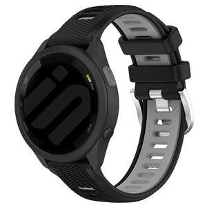 Strap-it Garmin  Vivomove HR sport gesp bandje (zwart/grijs)