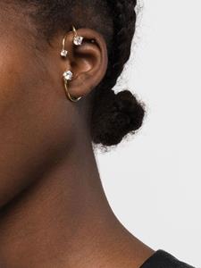 Panconesi Oorcuff met kristal - Goud