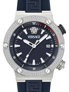 Versace Greca Logo Diver 43mm - Blauw