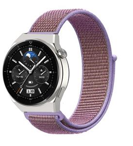 Strap-it Huawei Watch GT 3 Pro 46mm nylon band (lila)