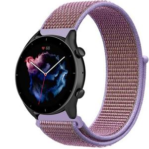 Strap-it Amazfit GTR 3 (Pro) nylon band (lila)