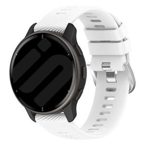 Strap-it Garmin Vivomove Style siliconen bandje (wit)
