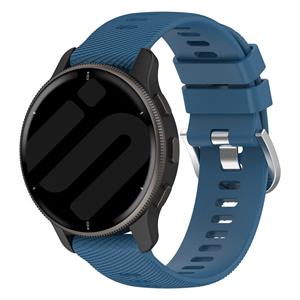Strap-it Garmin Venu siliconen bandje (blauw)