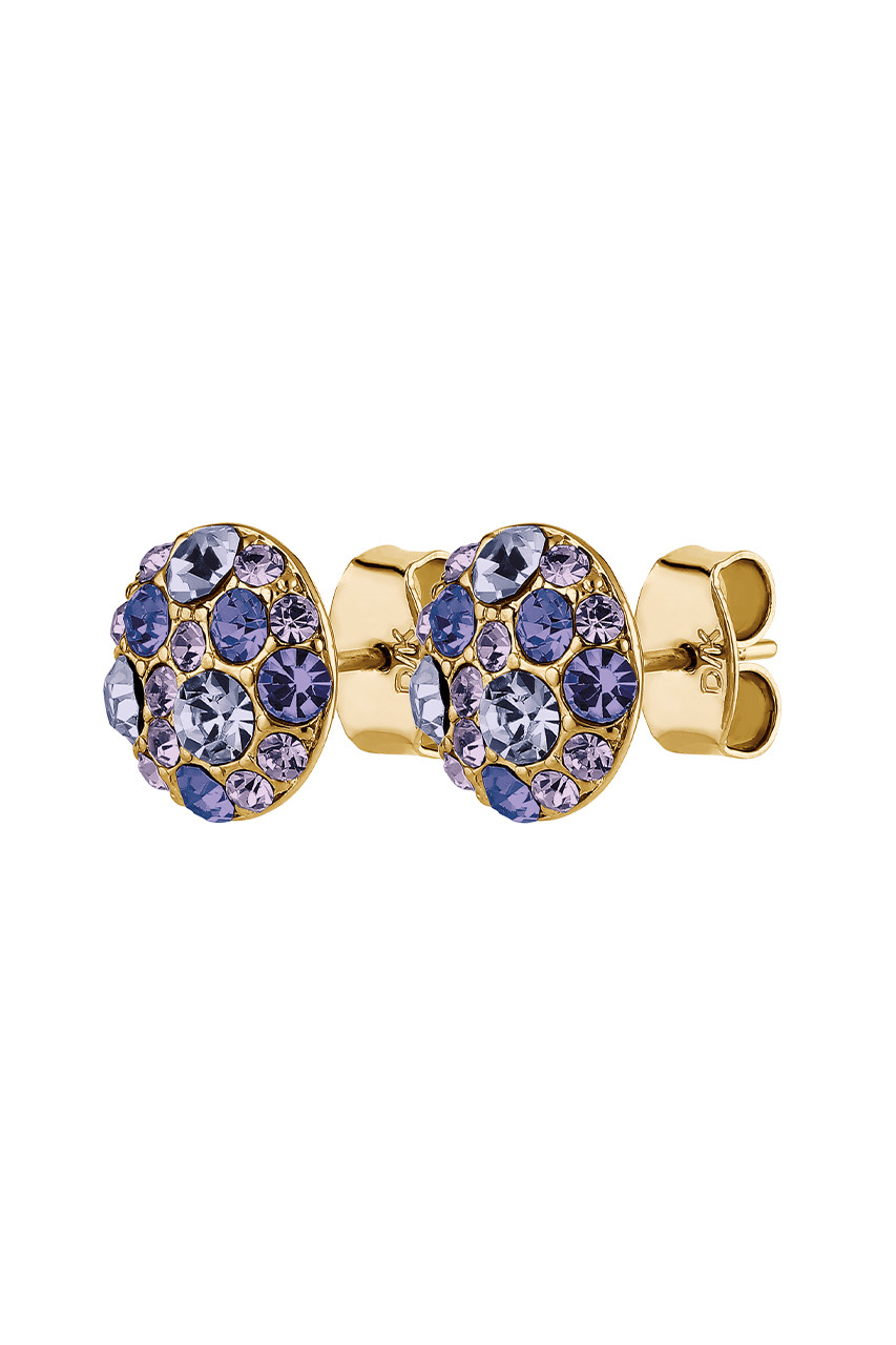 Dyrberg Kern Dyrberg/Kern Blais Earring, Color: Gold/Purple, Onesize, Women