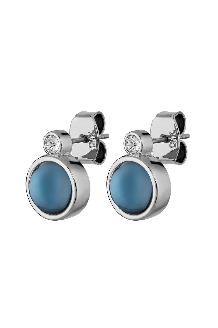 Dyrberg Kern Dyrberg/Kern London Earring, Color: Silver/Blue, Onesize, Women