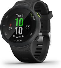 Garmin Forerunner 45 zwart met een zwarte siliconen polsband - refurbished