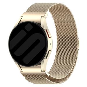 Strap-it Samsung Galaxy Watch 6 Classic 47mm 'One push' Milanese band (champagne)