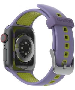 OtterBox Apple Watch siliconen bandje (paars/geel)