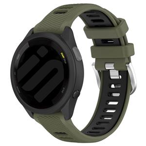Strap-it Garmin  Vivomove HR sport gesp bandje (olijfgroen/zwart)