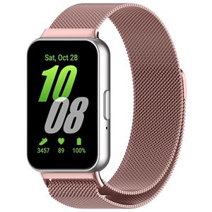 Strap-it Samsung Galaxy Fit 3 Milanese band (roze)