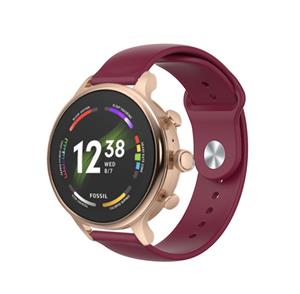 Strap-it Fossil Gen 6 (42mm) sport band bordeaux