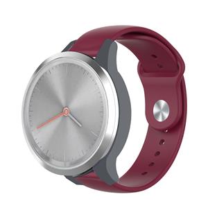 Strap-it Garmin Vivomove 3s sport band - 39mm- bordeaux