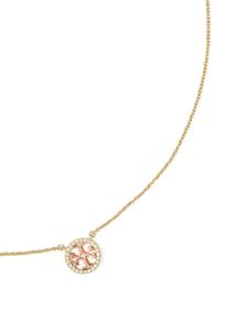 Tory Burch Miller halsketting met logo-hanger - Goud