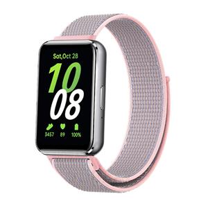 Strap-it Samsung Galaxy Fit 3 nylon bandje (roze)