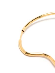 Maria Black Koedbyen sculpted hoop earring - Goud